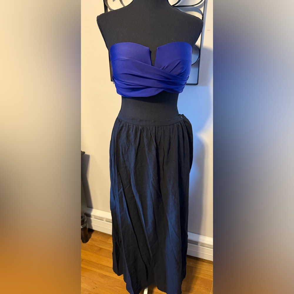 J Crew Black Skirt swim cover up